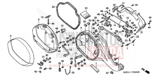 R. SATTELTASCHE (NT650V2/3/4/5) NT650V3 de 2003